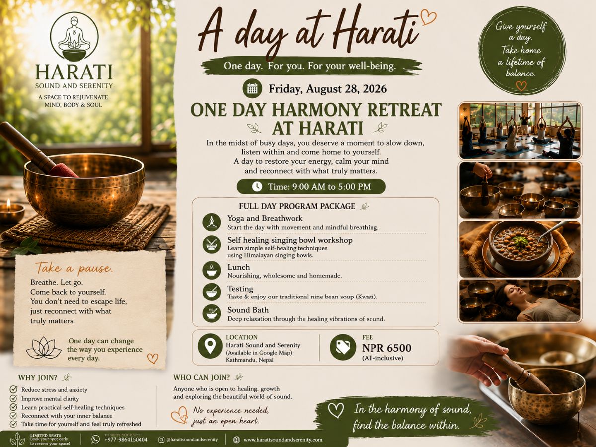 One Day Harmony Retreat